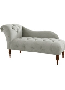 Meijer tufted upholstered chaise 